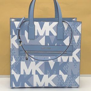 Michael Kors Kenly Large NS Tote Chambray Multi